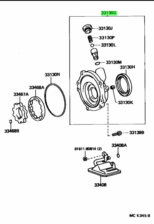 Transmission Oil Strainer Filter